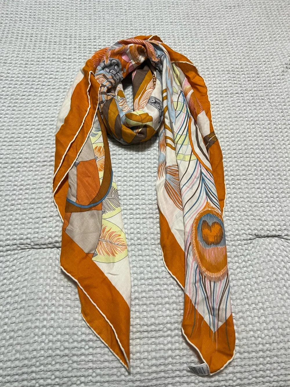 Hermès Cheval Masque Shawl 140